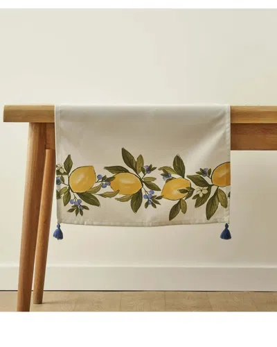 Bella Maison Set Of 2 Limoncello Table Runners In White