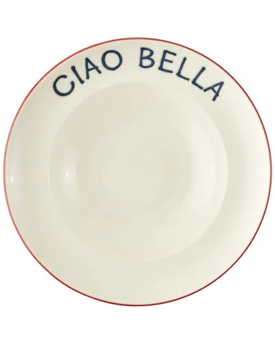 Bella Maison Set Of 2 Line Porcelain Pasta Bowls