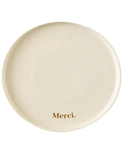 Bella Maison Set Of 2 Merci Porcelain Serving Platters In White