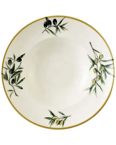 Bella Maison Set Of 2 Olive Porcelain Pasta Bowls In Neutral
