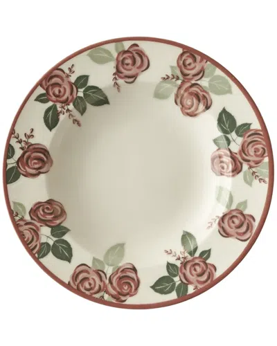 Bella Maison Set Of 2 Rose Porcelain Salad Plates In Multi