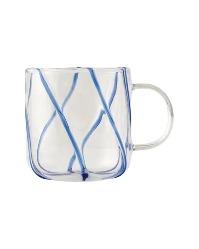 Bella Maison Set Of 2 Slice Glass Mugs In Transparent