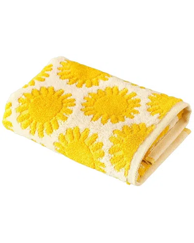 Bella Maison Set Of 2 Sunny Cotton Hand Towels In Yellow