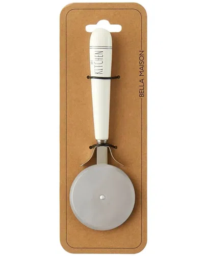 Bella Maison Set Of 4 My Kitchen Pizza Wheel With Porcelain Handles In White