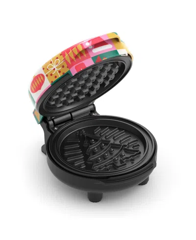Bella Mini Red Knit Waffle Maker In Green