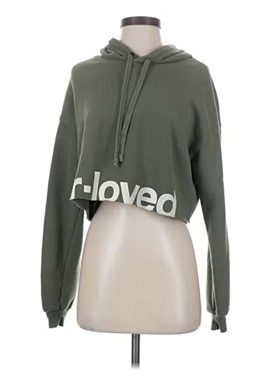 Pre-owned Bella Pullover Hoodie In Green