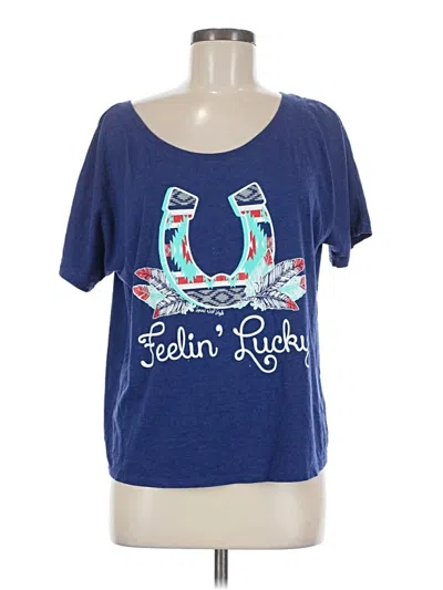 Pre-owned Bella Short Sleeve T-shirt In Blue