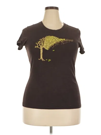 Pre-owned Bella Short Sleeve T-shirt In Brown