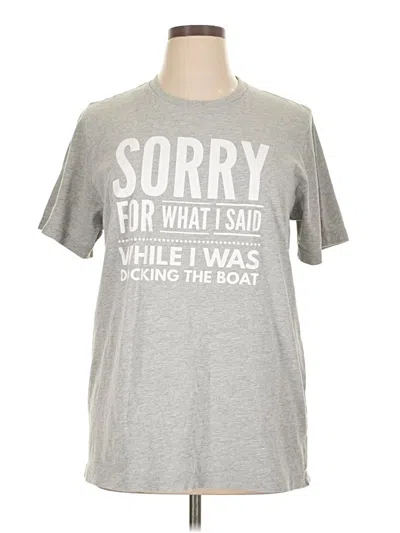 Pre-owned Bella Short Sleeve T-shirt In Gray