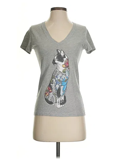 Pre-owned Bella Short Sleeve T-shirt In Gray