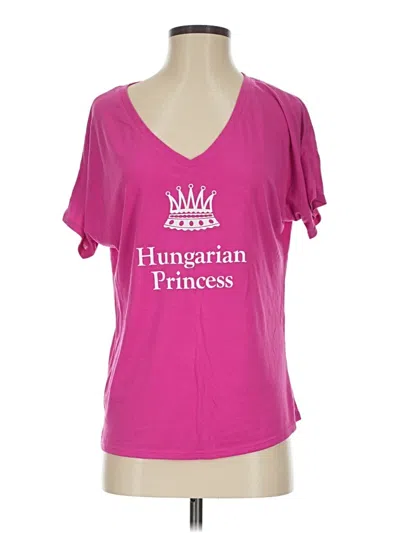 Pre-owned Bella Short Sleeve T-shirt In Pink