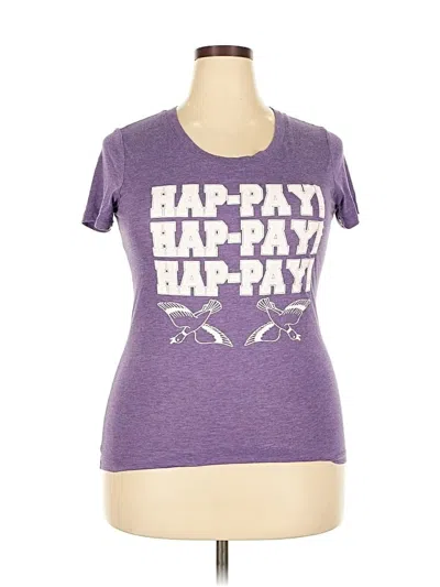 Pre-owned Bella Short Sleeve T-shirt In Purple