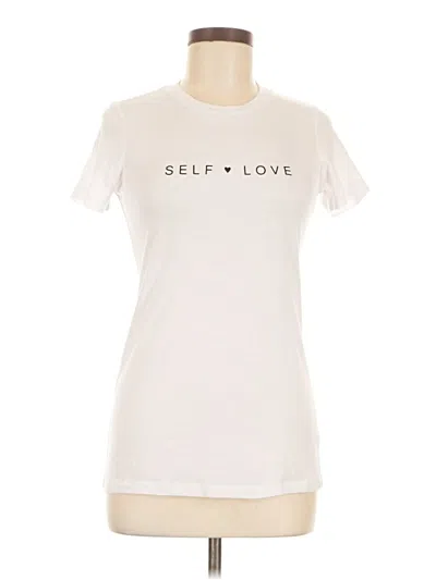 Pre-owned Bella Short Sleeve T-shirt In White