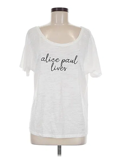 Pre-owned Bella Short Sleeve T-shirt In White