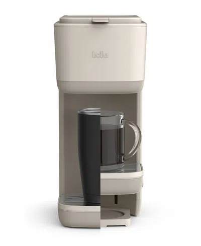 Bella Single-serve Coffee Maker With Water Tank 35126 In Oatmilk