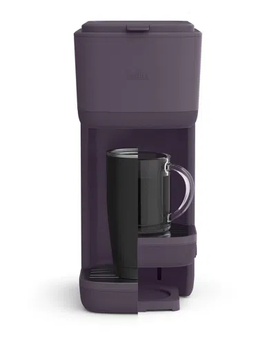 Bella Single-serve Coffee Maker With Water Tank 35126 In Plum