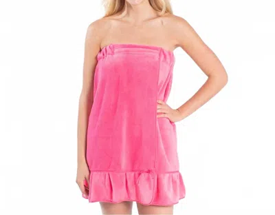 Bella Sleep + Spa Plush Spa Wrap In Pink