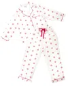 Bella Sleep + Spa Women's Long Sleeve Satin Two Piece Pajama Set In Moroccan In Multi