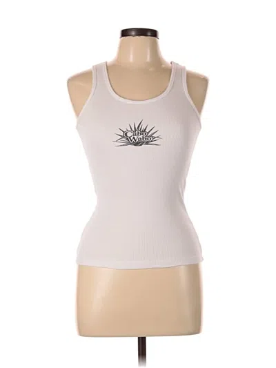 Pre-owned Bella Sleeveless T-shirt In White