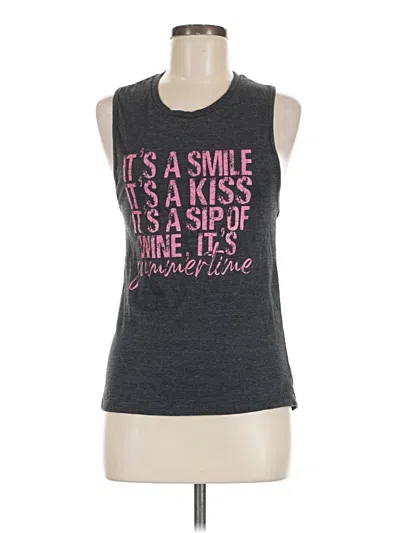 Pre-owned Bella Sleeveless T-shirt In Gray