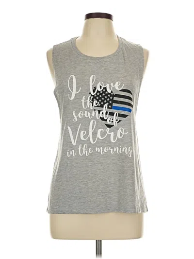 Pre-owned Bella Sleeveless T-shirt In Silver