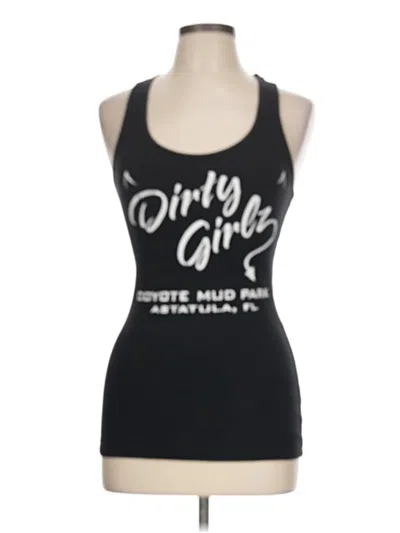 Pre-owned Bella Tank Top Black Halter Neckline Tops