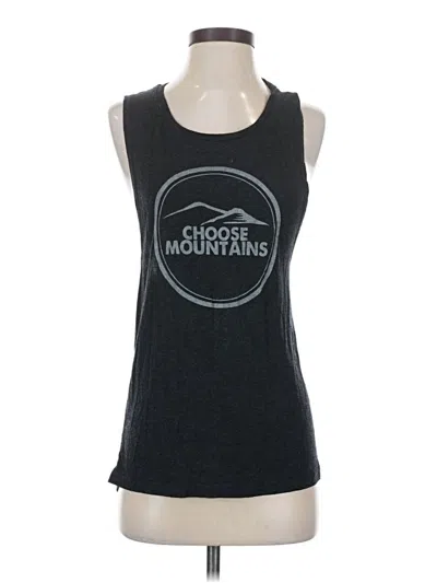 Pre-owned Bella Tank Top Black Halter Neckline Tops