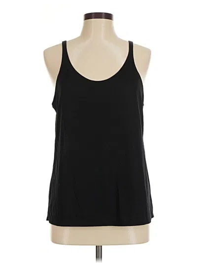 Pre-owned Bella Tank Top Black Halter Neckline Tops