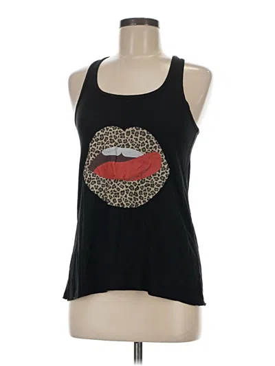 Pre-owned Bella Tank Top Black Strapless Neckline Tops