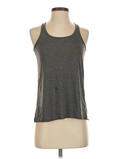Pre-owned Bella Tank Top Gray Halter Neckline Tops