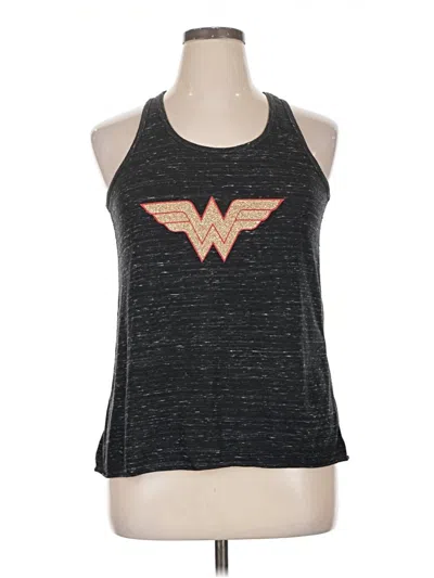 Pre-owned Bella Tank Top Gray Halter Neckline Tops