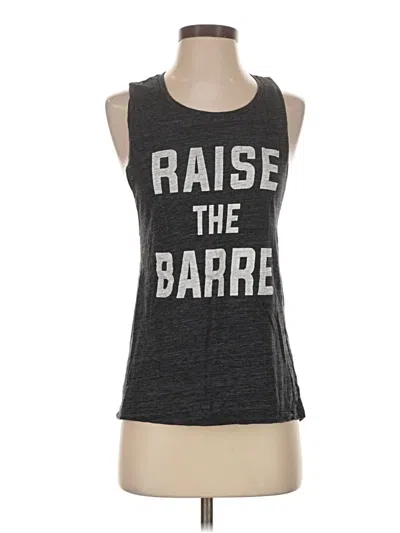Pre-owned Bella Tank Top Gray Halter Neckline Tops