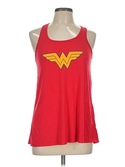 Pre-owned Bella Tank Top Red Strapless Neckline Tops