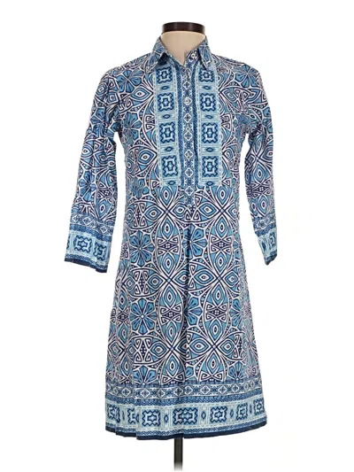 Pre-owned Bella Tu Casual Dress In Blue