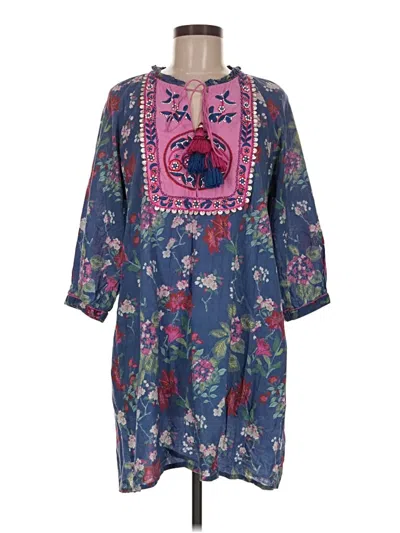 Pre-owned Bella Tu Casual Dress In Blue