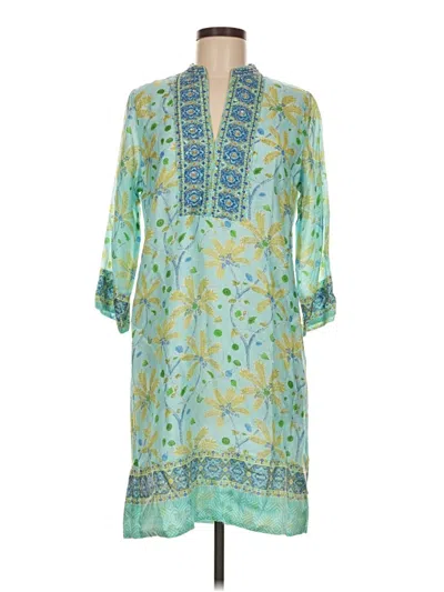 Pre-owned Bella Tu Casual Dress In Green