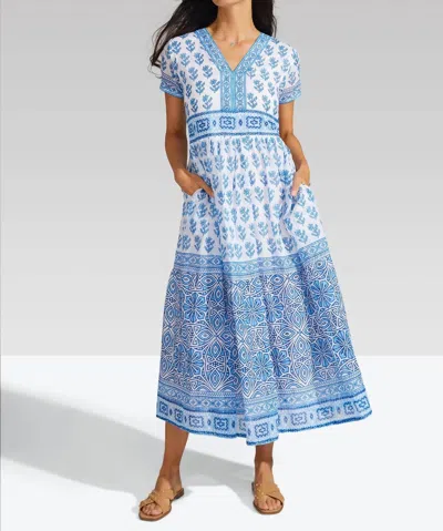 Bella Tu Nicki Midi Dress In Navy