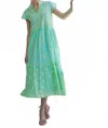 Bella Tu Nora Midi Dress In Mint In Blue