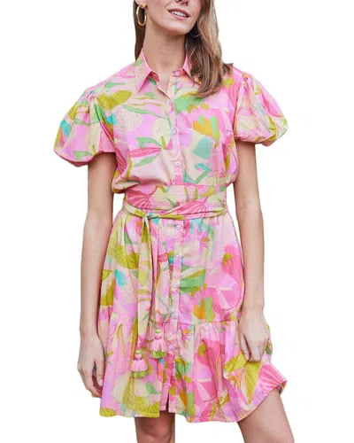 Bella Tu Olivia Shirtdress In Pink
