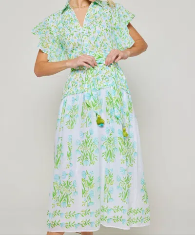 Bella Tu Ruffle Dress In Tulip In Multi