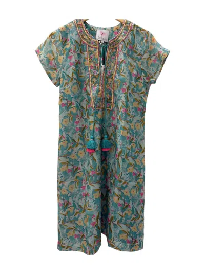 Bella Tu Women's Embroidered Cap Sleeve Dress In Multi