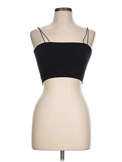 Pre-owned Bella Tube Top Black Strapless Neckline Tops