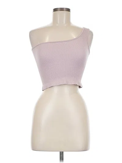 Pre-owned Bella Tube Top Purple Strapless Neckline Tops
