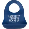Bella Tunno Ladies Pick Me Up Silicone Wonder Bib In Blue