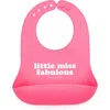 Bella Tunno Little Mis Fab Silicone Wonder Bib In Pink