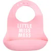 Bella Tunno Little Miss Mess Silicone Wonder Bib In Pink