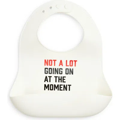 Bella Tunno Kids'  Not A Lot Wonder Bib In Cream