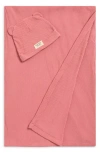 Bella Tunno Rib Swaddle Blanket & Hat Set In Pink