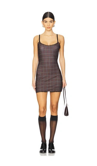 Bella Venice Bailey Mini Dress In 체크