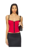 Bella Venice Caroline Corset In Red